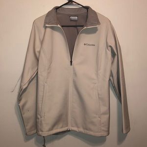 Columbia tan/cream jacket